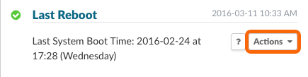 Ignoring a Plugin - Select Actions menu
