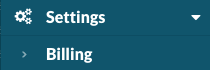 Settings > Billing