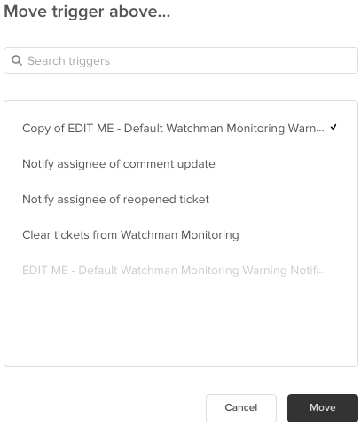 Move Trigger Dialog