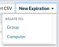 New Expirations > Group or Computer