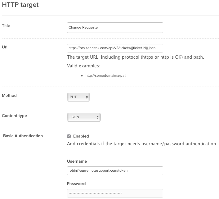 HTTP Target