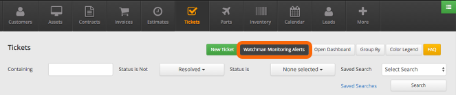 Manage incoming alerts