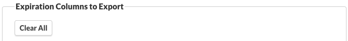 Expiration Columns to Export