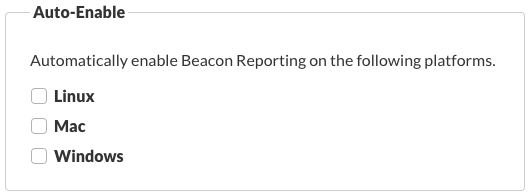 Dashboard - Beacon Reporting
