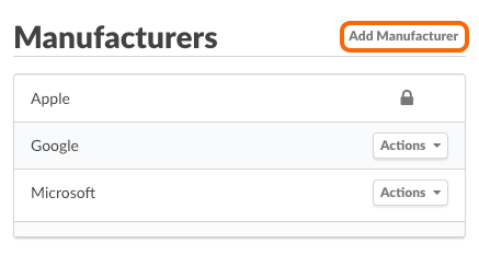 Manufacturer