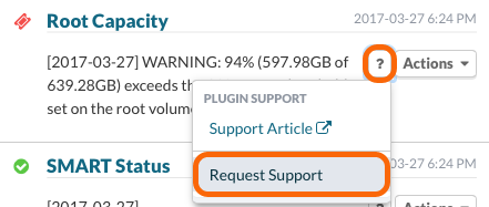 Create a Plugin Support request