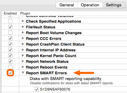 Mac - Report SMART Errors