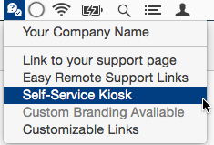 Contact Menu Integration