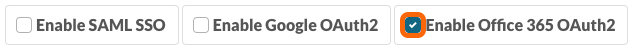 Enable Office 365 OAuth2