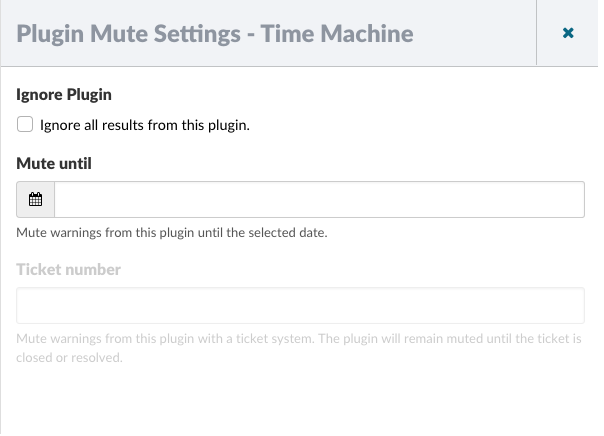 Muting Options