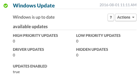 Windows Update: Windows is up to date