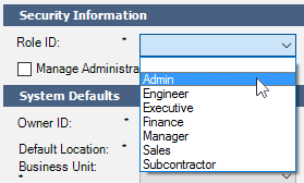 Set Role ID to Admin