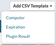 Add CSV Template