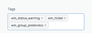 Ticket Tags - Group Tag