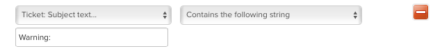 Type - Warning or Alert
