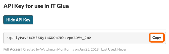 Generated API Key - Copy