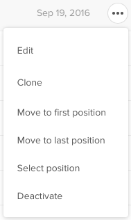 Options > Position for Trigger