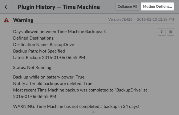 Full Settings Via View History