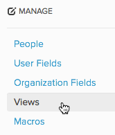 Click Views under Manage